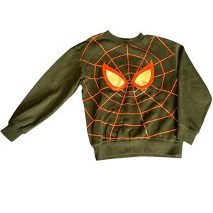 Marvel Black Sweatshirt with Red Design